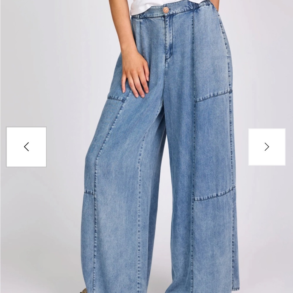 One Teaspoon Marissa Tencel Palazzo Pants - Picture 2 of 11